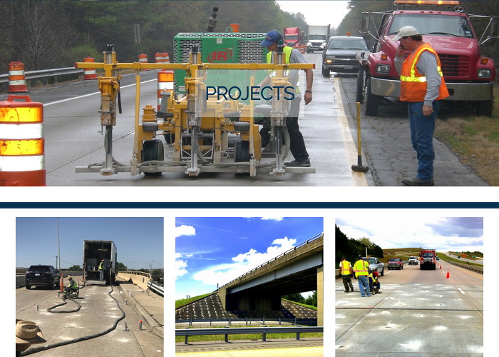 Project detail pages