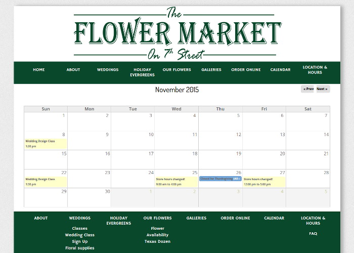 The Flower Market on 7th Street